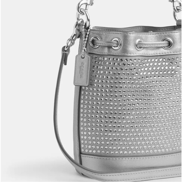 Coach Mini Bucket Bag with Crystal and Dustbag - Picture 14 of 16